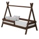 Cama infantil de madera de pino macizo TIPI 180x80 cm