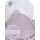 Cuna moisés bebé de mimbre Vintage Retro - Blanco-Rosa