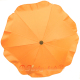 Parasol sombrilla para carrito naranja